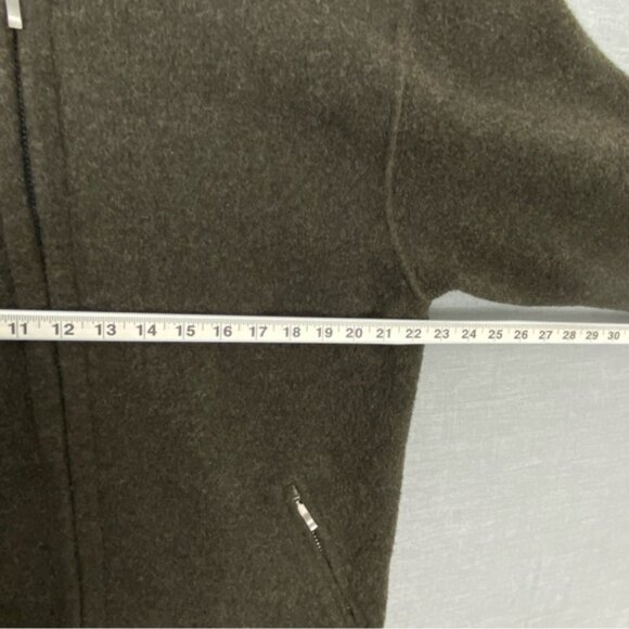 Marks & Spencer St. Michael Wool Blend Sweater Jacket Mens Large Zipper Fleece - Picture 10 of 11